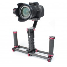Handle Stabilizer 3-Axis Brushless Gimbal DS1 + Two Handheld + Quick-Release for Camera