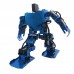 Blue 17DOF Robo-Soul H3.0 Biped Robtic Two-Legged Human Robot Aluminum Frame Kit w/17pcs Servo 