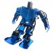 Blue 17DOF Robo-Soul H3.0 Biped Robtic Two-Legged Human Robot Aluminum Frame Kit w/17pcs Servo 