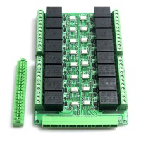 16 Channel Relay Module Control Shield Controller 5V 12V 24V PLC Driver Board