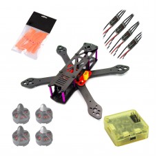 Reptile-Martian 190mm Carbon Fiber Quadcopter with MT2204 II Motor & 4045 Propeller & Littlebee Pro 20A ESC & CC3D Controller & Power Distribution Board