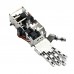 5DOF Humanoid Five Fingers Metal Manipulator Arm Left Hand with A0090 Servos for Robot DIY   