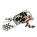 5DOF Humanoid Five Fingers Metal Manipulator Arm Right Hand with A0090 Servos for Robot DIY   