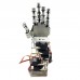 5DOF Humanoid Five Fingers Metal Manipulator Arm Left Hand+Right Hand with A0090 Servos for Robot DIY  
