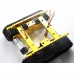 Tracked Tank Chassis Crawler Remote Control Obstacle Avoidance Robotic Car for Racing DIY T100P-Gold