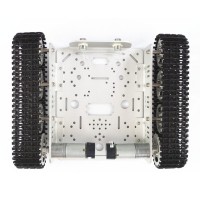 Tank Chassis Caterpillar Crawler Metal Track Car Vehicle Chassis for Robot Model DIY Unassembled T200