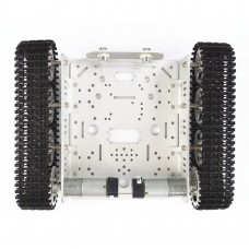 Tank Chassis Caterpillar Crawler Metal Track Car Vehicle Chassis for Robot Model DIY Unassembled T200