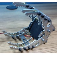 Metal Robotic Clamp Claw Gripper Robot Mechanical Claw for DIY Tank Car CL-6