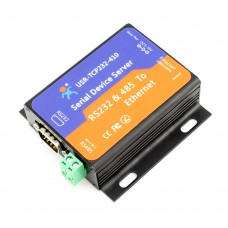 RS232 RS485 Serial to TCP IP Converter -DHCP/DDNS/Modbus + FreePost Q00220 USR-TCP232-410