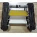 Tank Car Chassis Crawler Plastic Track Caterpillar Chassis for Arduino DIY Robot T150-Silver