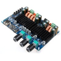 Digital Amplifier Board Bluetooth USB TF Decoding 2.1 Channel 50W+50W+100W AMP