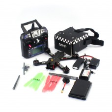 4-Axis Carbon Fiber Quadcopter 220mm w/Propeller CC3D Flight Controller + Remote Control + 4.3" Monitor RS220 RTF FPV