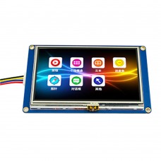 4.3" USART UART Serial Touch TFT LCD Module 480x272 Display Panel for Raspberry Pi Arduino