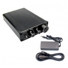 HIFI Bluetooth Power Amplifier 2.0 Dual Channel 50W+50W Digital Audio AMP + Power Supply HT21L-100