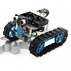 Starter Infrared Robot Car Tank Kit Smart Programmable IR Robotics DIY for Arduino Makeblock