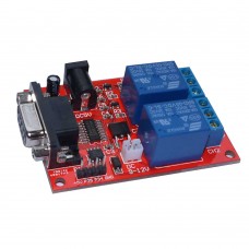 2 Channels Relay Module Delay Realy Seriel Control MCU Controller Board for DIY