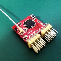 DIY FRSKY 8CH FPV Receiver w/PPM Output Compatible w/X9D(PLUS) DJT DFT DHT for Drone Quadcopter