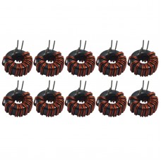 Toroid Core Inductor Inductance Coil Winding 15A 10.5TS for High Power Switching Power Supply 10-Pack