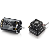 Hobbywing Xerun V10 G2 8.5T Sensored Brushless Motor 4050KV + XR10 PRO ESC for 1:10 Car Crawler  