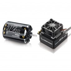 Hobbywing Xerun V10 G2 10.5T Sensored Brushless Motor 3000KV + XR10 PRO ESC for 1:10 Car Crawler  