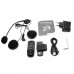 BT-S1 1000m Wireless Bluetooth FM Radio Intercom Motorcycle Helmet Headset 1Pair