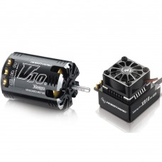 Hobbywing Xerun V10 G2 13.5T Sensored Brushless Motor 3000KV + XR10 PRO ESC for 1:10 Car Crawler  