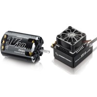 Hobbywing Xerun V10 G2 21.5T Sensored Brushless Motor 1760KV + XR10 PRO ESC for 1:10 Car Crawler  