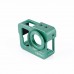 Metal CNC Aluminium Protective Case Shell for GoPro Hero4 HERO3+ Camera-Green