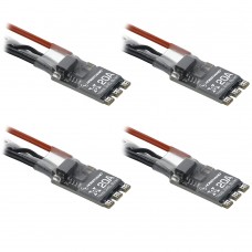 XRotor Micro BLHeli 20A 2-4S ESC Electronic Speed Controller for FPV Quadcopter Drone 4-Pack