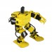 17DOF Biped Robotics Humanoid Robot Two-Leg Aluminum Frame Kit w/17pcs Servo Robo-Soul H3.0 -Yellow