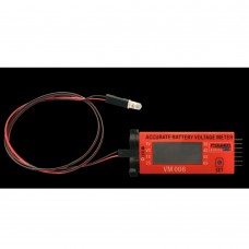 VM006 LCD Battery Voltage Meter 1-6S LiPo NiCd NiMh Tester Buzzer Indicator Alarm w/ Cable