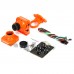 Foxeer Arrow HS1190 FPV Camera 600TVL 2.8MM Lens PAL Built-in Microphone OSD Orange