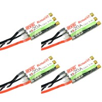 DYS XS20A FPV ESC Electronic Speed Controller 3-4S Lipo for Drone Quadcopter 4Pcs