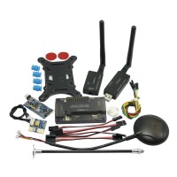 APM Flight Control without Compass APM2.8 + 6M GPS + TX RX 915MHZ+ Power Module + OSD + Damper Board