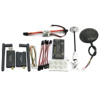 APM V2.8.0 Flight Controller No Compass with Ublox Neo-7M GPS & Power Module & 915Mhz 3DR Radio Telemetry for FPV Multicopter