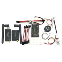 APM V2.8.0 Flight Controller No Compass with Ublox Neo-7N GPS & Power Module & 915Mhz 3DR Radio Telemetry for FPV Multicopter