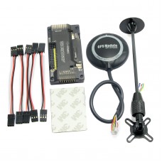 APM V2.8.0 ArduPilot Mega 2.8 APM Flight Controller No Compass with Ublox Neo-M8N GPS(GPS Holder) for FPV Multicopter