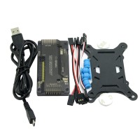 APM2.8.0 ArduPilot Flight Controller No Compass with Shock Absorber and USB Cable for FPV Multicopter