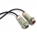 M18 NPN DC10-30V Beam Laser NPN PNP Visible Red Beam Sensor Laser Photoelectric Switches Distance 0-20m