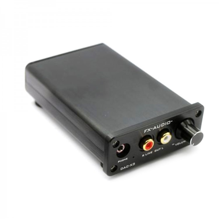 FX DACX3 Fiber Coaxial USB Decoder 24BIT 192Khz USB DAC Headphone
