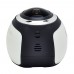 V1 360 Degree Mini WiFi Panoramic Video Camera 2448P 30fps 16MP Photo 3D Sports DV VR Video White