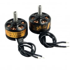 T-MOTOR F60 2200KV Brushless Motor for FPV Quadcopter Multicopter 2-Pack