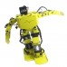 17DOF Biped Robotics Humanoid Robot Frame Full Kit w/17pcs Servo + Controller Robo-Soul H3.0-Yellow