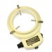 Adjustable 6500K 144 LED Ring Light Illuminator Lamp for Microscope Camera Magnifier White