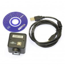 2MP HD Industrial Digital Camera Microscope Magnifier USB 2.0 Output for PCB Lab
