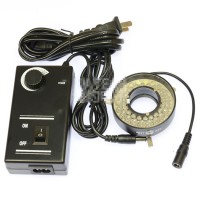 Microscope Light Source LED Ring Lamp Inner Diameter 24mm 40 Beads Brightness Adjustable