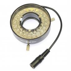 40 Beads LED Microscope Ring Light Lamp Brightness Adjustable Inner Diameter 24mm