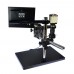 2MP Microscope VGA USB AV Industrial Camera +180X C-Mount Lens +Stereo Stand + 8" LCD Monitor