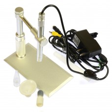 2.0MP 1-500X USB Digital Microscope Magnifier Endoscope with Stand for Circuit Board Repair