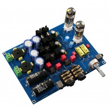 6J5 HIFI Tube Headphone Amplifier Board AMP ALPS 16 Potentiometer DIY KIT Unassembled